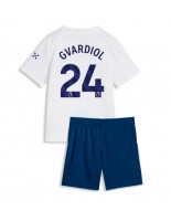 Manchester City Josko Gvardiol #24 Kolmaspaita Lasten 2026-27 Lyhythihainen (+ shortsit)